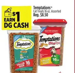 Dollar General Temptations Cat Treats offer