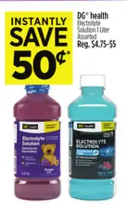 Dollar General DG health Electrolyte Solution offer