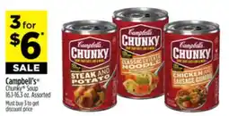 Dollar General Campbell's Chunky Soup offer