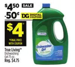 Dollar General True Living Dishwashing offer