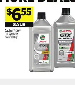 Dollar General Castrol GTX Full Synthetic Motor Oil offer