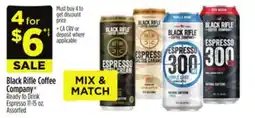 Dollar General Black Rifle Coffee Company Ready to Drink Espresso offer