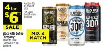 Dollar General Black Rifle Coffee Company Ready to Drink Espresso offer