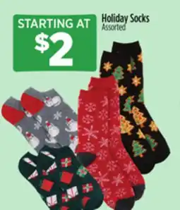 Dollar General Holiday Socks offer
