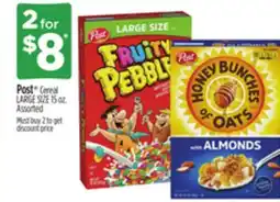 Dollar General Post Cereal offer