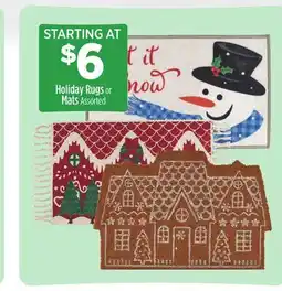 Dollar General Holiday Rugs or Mats offer