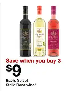 Target Select Stella Rosa wine offer
