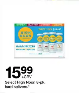 Target Select High Noon 8-pk. hard seltzers offer