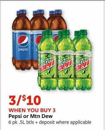Fareway Pepsi Or Mtn Dew offer