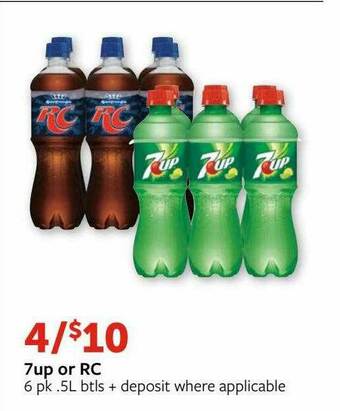 Fareway 7up Or Rc offer