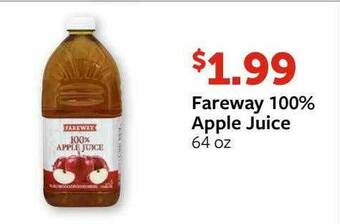 Fareway Fareway 100% Apple Juice offer