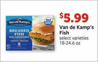 Fareway Van De Kamp's Fish Select Varieties offer