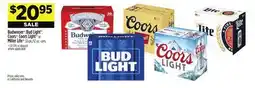 Dollar General Budweiser , Bud Light , Coors , CoorsLight or MillerLite offer