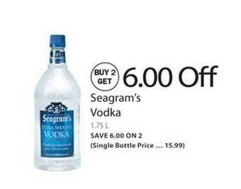 Publix Seagram's Vodka offer