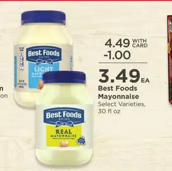 Best Foods Mayonnaise Select Varieties