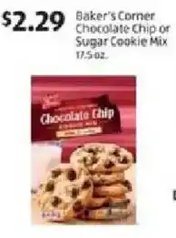 Aldi Baker's Corner Chocolate Chip or Sugar Cookie Mix offer
