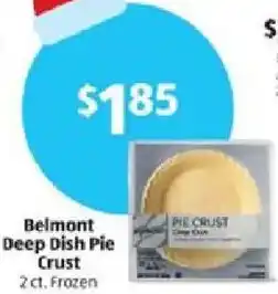 Aldi Belmont Deep Dish Pie Crust offer