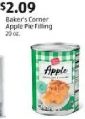 Aldi Baker's Corner Apple Pie Filling offer