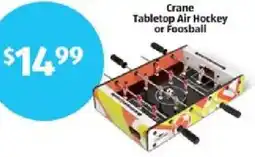 Aldi Crane Tabletop Air Hockey or Foosball offer