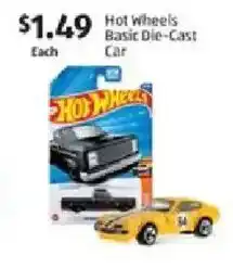 Aldi Hot Wheels Basic Die-Cast Car offer