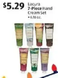 Aldi Lacura 7-Piece Hand Cream Set offer