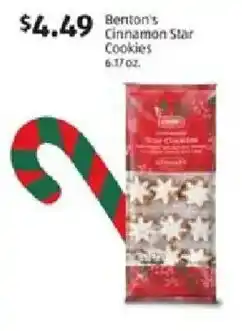 Aldi Benton's Cinnamon Star Cookies offer