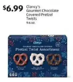 Aldi Clancy's Gourmet Chocolate Covered Pretzel Twists offer