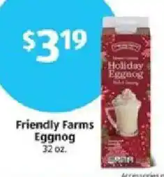 Aldi Friendly Farms Eggnog offer