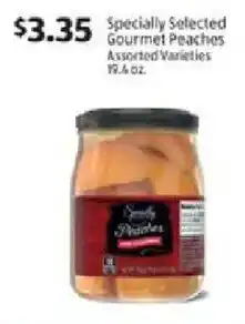 Aldi Specially Selected Gourmet Peaches offer