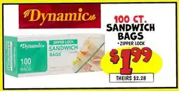 Ollie's 100 CT. SANDWICH BAGS offer