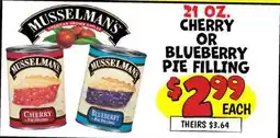 Ollie's 21 OZ. CHERRY OR BLUEBERRY PIE FILLING offer