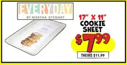 Ollie's EVERYDAY BY MARTHA STEWART 17 x 11 COOKIE SHEET offer