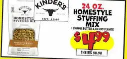 Ollie's KINDER'S 24 OZ. HOMESTYLE STUFFING MIX offer
