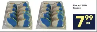 Blue and White Cookies