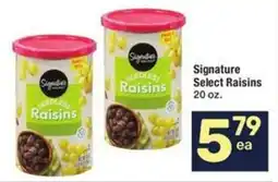 Albertsons Signature Select Raisins offer