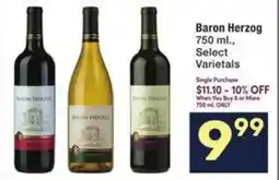 Albertsons Baron Herzog offer