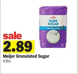 Meijer Meijer Granulated Sugar offer