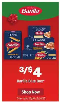 Meijer 121025_V1A_Block3_Barillaholiday_6Pack offer