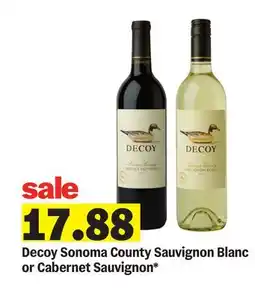 Meijer Decoy Sonoma County Sauvignon Blanc or Cabernet Sauvignon offer