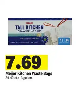 Meijer Meijer Kitchen Waste Bags offer