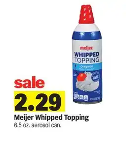 Meijer Meijer Whipped Topping offer