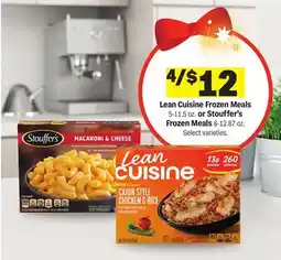 Meijer Lean Cuisine Frozen Meals 5-11.5 oz. or Stouffer's Frozen Meals 8-12.87 oz offer