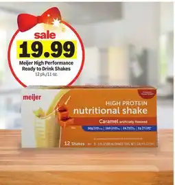 Meijer Meijer High Performance Ready to Drink Shakes offer