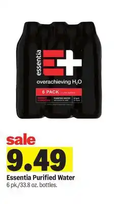 Meijer Essentia Purified Water offer