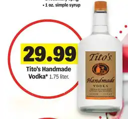 Meijer Tito's Handmade Vodka offer