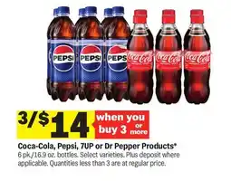 Meijer Coca-Cola, Pepsi, 7UP or Dr Pepper Products offer