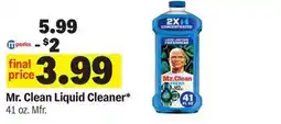 Meijer Mr. Clean Liquid Cleaner offer
