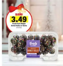 Meijer Fresh from Meijer Donut Holes or Gems offer
