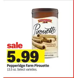 Meijer Pepperidge Farm Pirouette offer