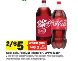 Meijer Coca-Cola, Pepsi, Dr Pepper or 7UP Products offer